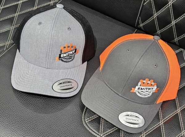 Snap Grey Weave / Black Mesh Hat