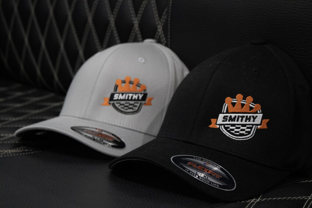 Flex Grey/Black Hat – Smithy Customs